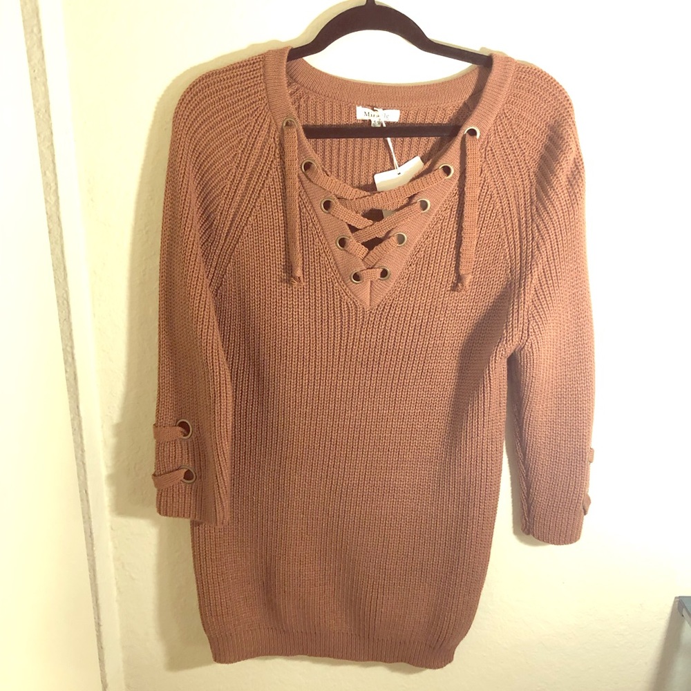 Comfortable sweater dress